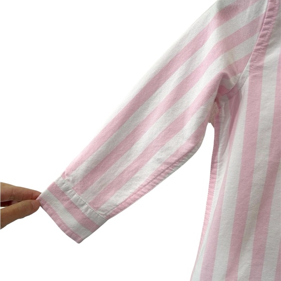 Janie and Jack boys striped oxford shirt 2T pink white button down cotton NWT - Picture 5 of 8